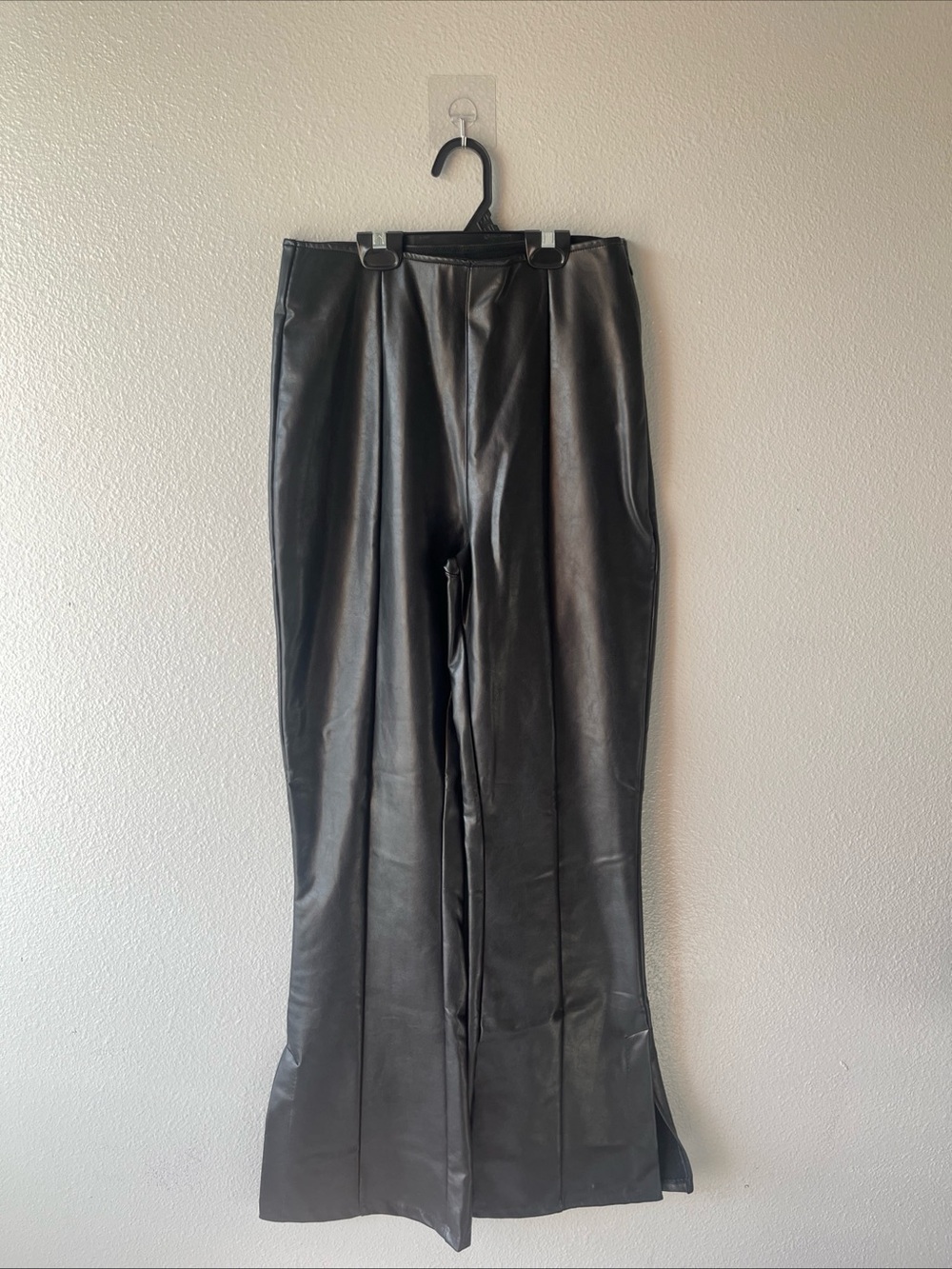 Abercrombie & Fitch Black Vegan Leather Pants